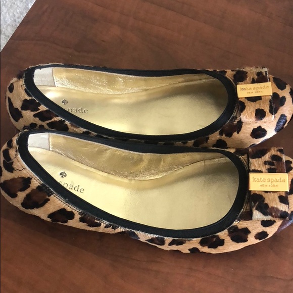 kate spade Shoes - Kate Spade Calfhair Leopard Flats